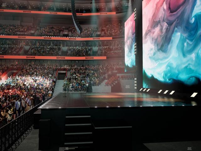 Official view from Section 120 at United Center