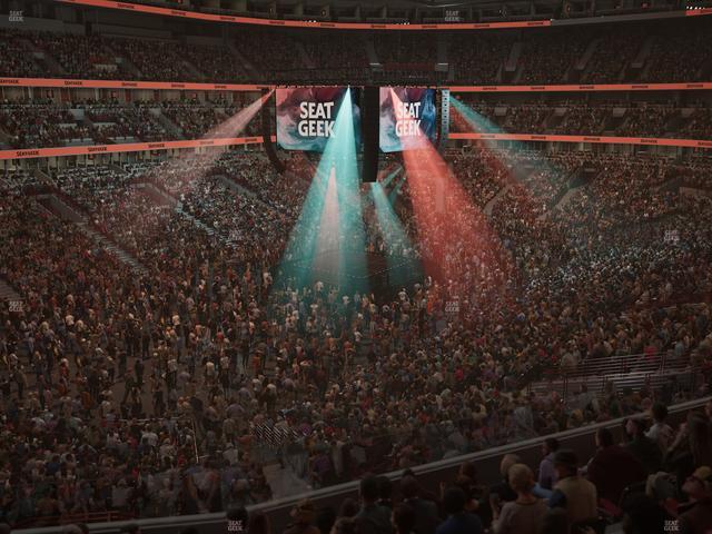 United Center - Section 205 Seat View