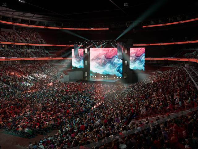 United Center - Section 205 Seat View