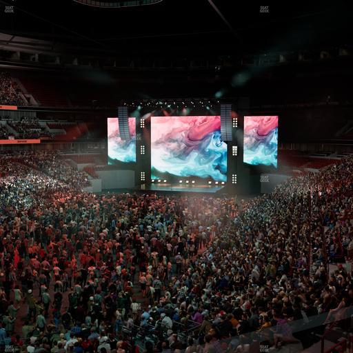 United Center - Section 206 Seat View