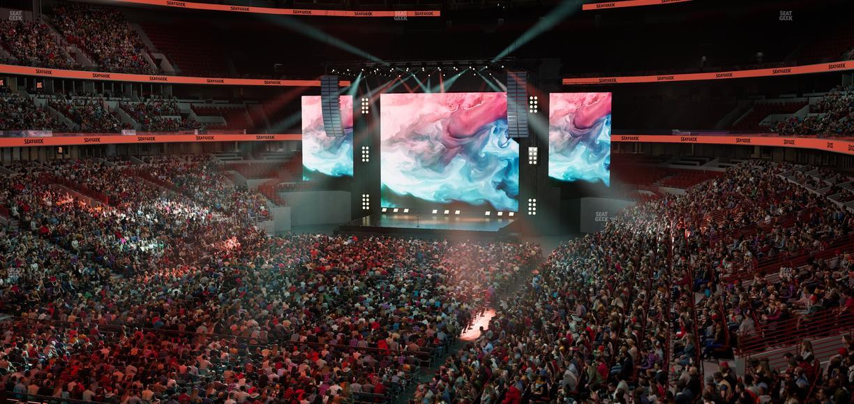 United Center - Section 206 Seat View