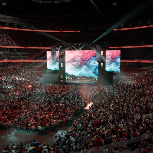 United Center - Section 206 Seat View