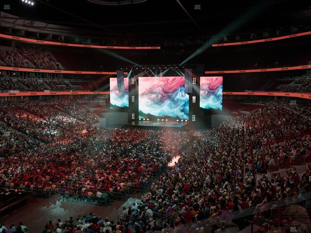 United Center - Section 206 Seat View