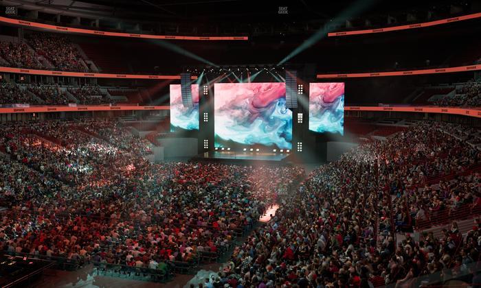 United Center - Section 206 Seat View