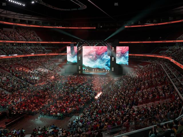 United Center - Section 206 Seat View United Center - Section 206 Seat View