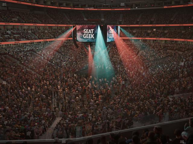 United Center - Section 206 Seat View