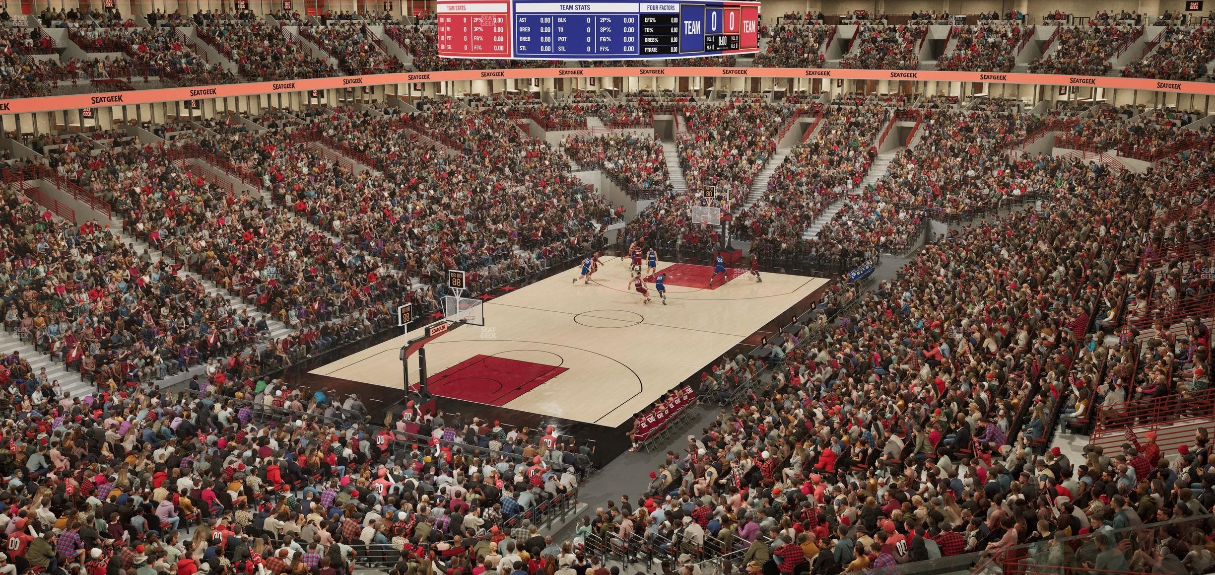 United Center - Section 206 Seat View
