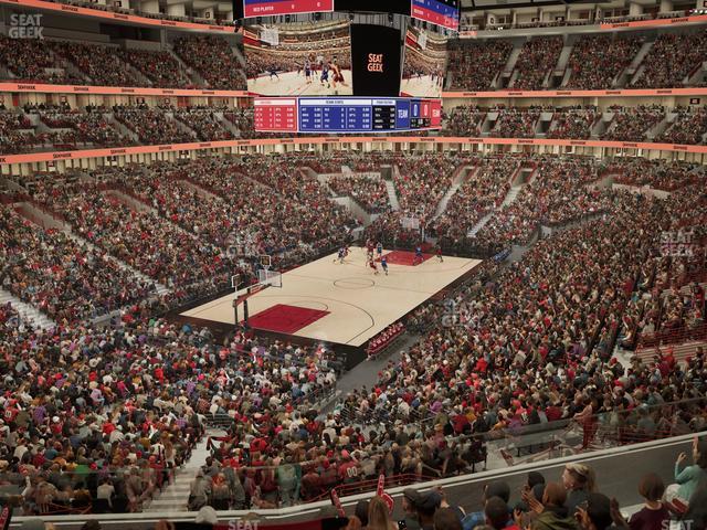 United Center - Section 206 Seat View United Center - Section 206 Seat View
