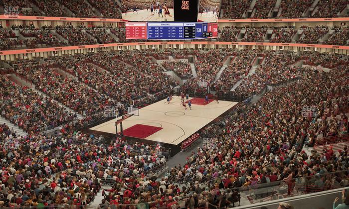 United Center - Section 206 Seat View