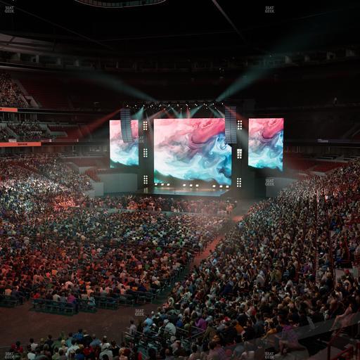 United Center - Section 206 Seat View