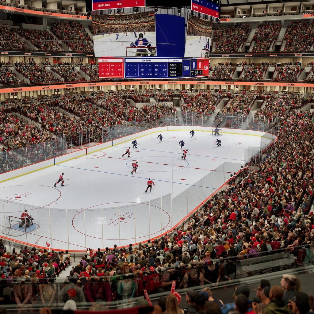 United Center - Section 206 Seat View