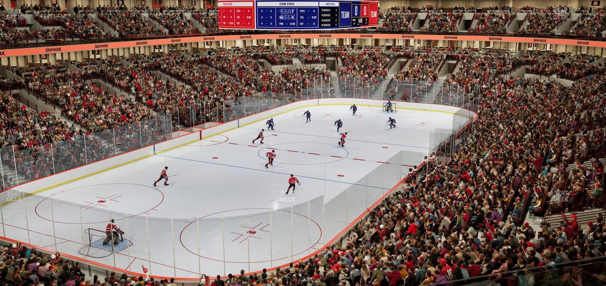United Center - Section 206 Seat View