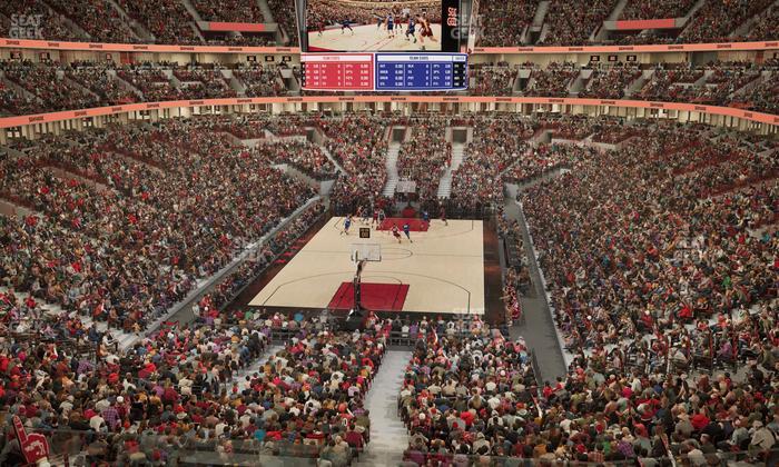 United Center - Section 208 Seat View