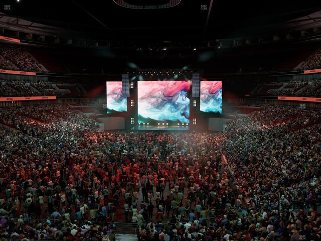 United Center - Section 208 Seat View United Center - Section 208 Seat View