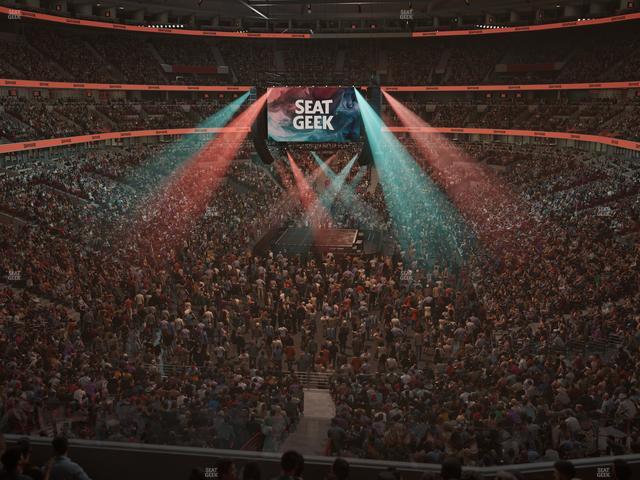 United Center - Section 208 Seat View