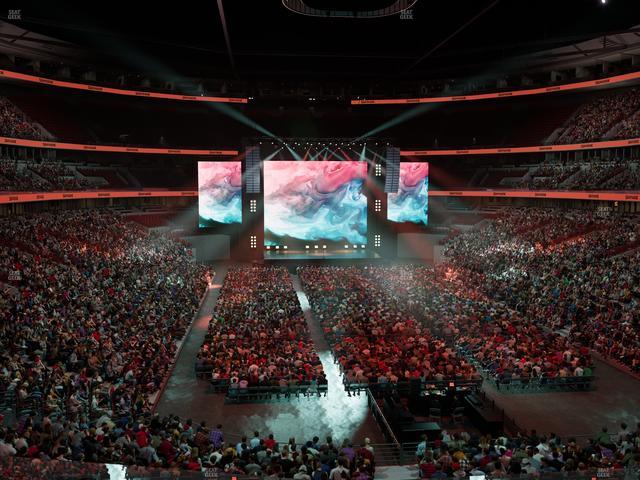 United Center - Section 210 Seat View