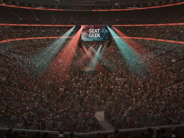 United Center - Section 210 Seat View