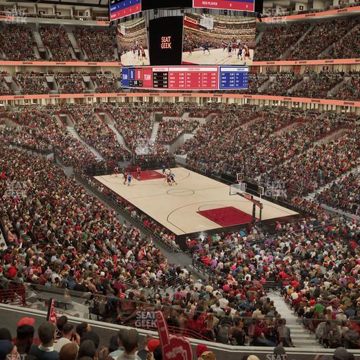 United Center - Section 212 Seat View