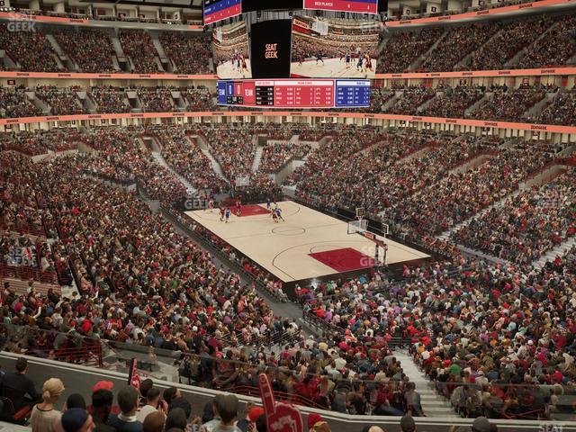 United Center - Section 212 Seat View United Center - Section 212 Seat View