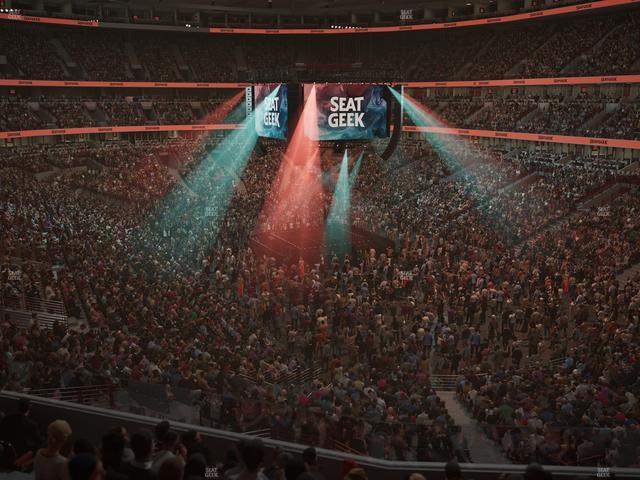 United Center - Section 212 Seat View