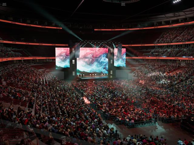 United Center - Section 212 Seat View