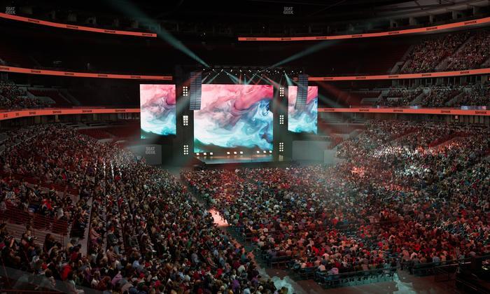 United Center - Section 212 Seat View