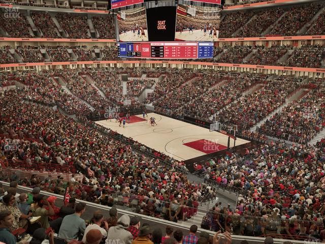 United Center - Section 213 Seat View