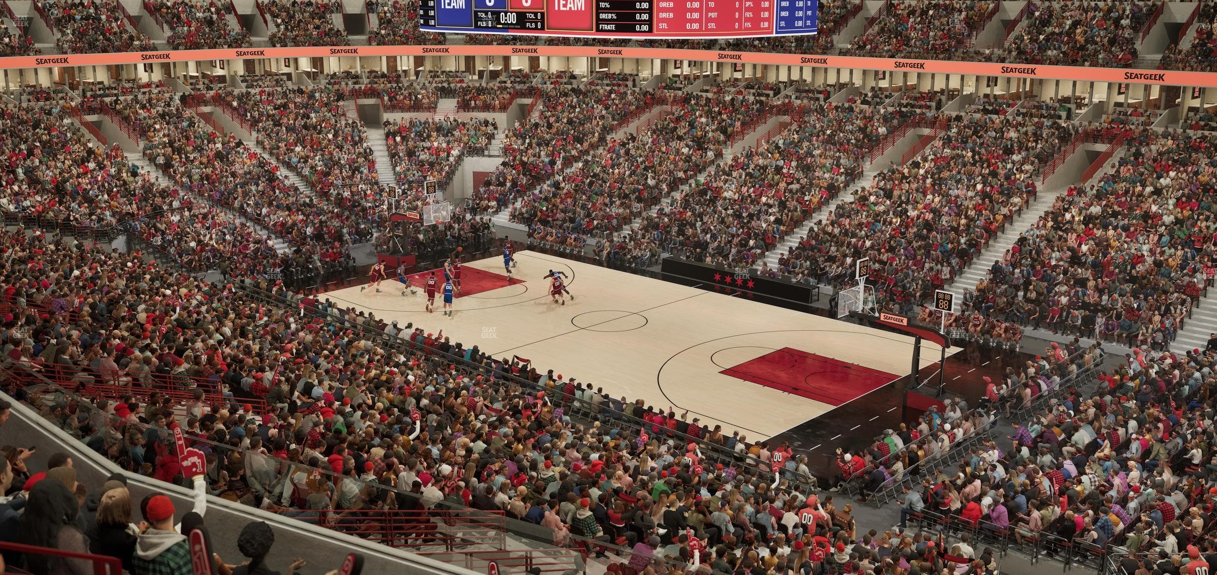 United Center - Section 214 Seat View