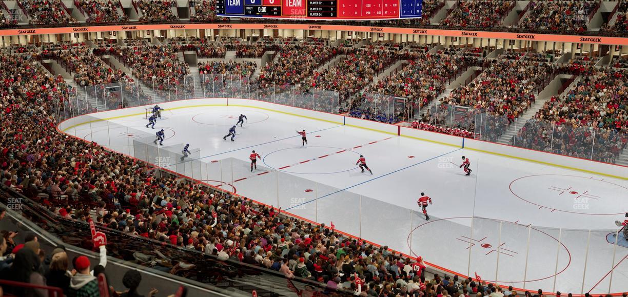 United Center - Section 214 Seat View