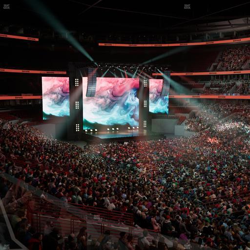 United Center - Section 214 Seat View