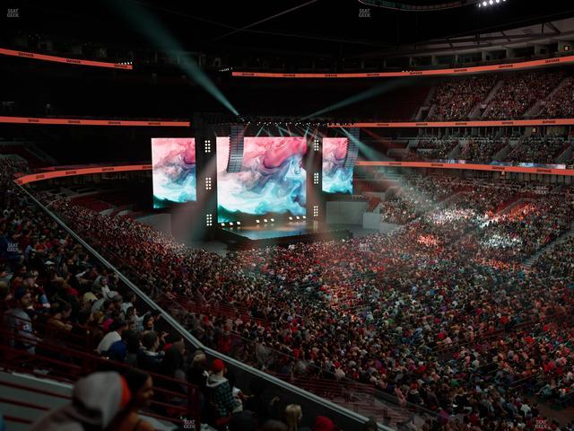 United Center - Section 214 Seat View United Center - Section 214 Seat View