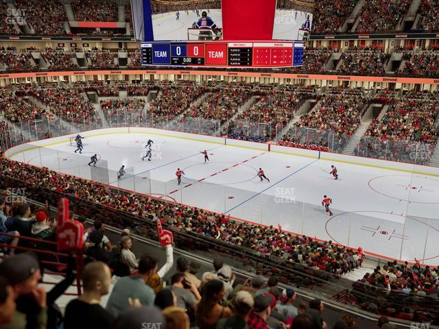 United Center - Section 215 Seat View