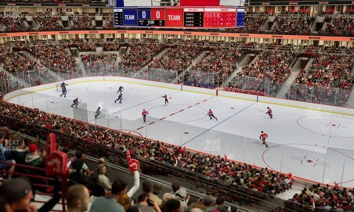United Center - Section 215 Seat View