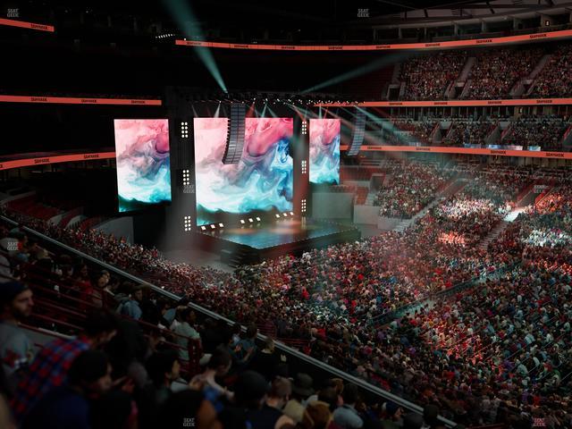 United Center - Section 216 Seat View United Center - Section 216 Seat View