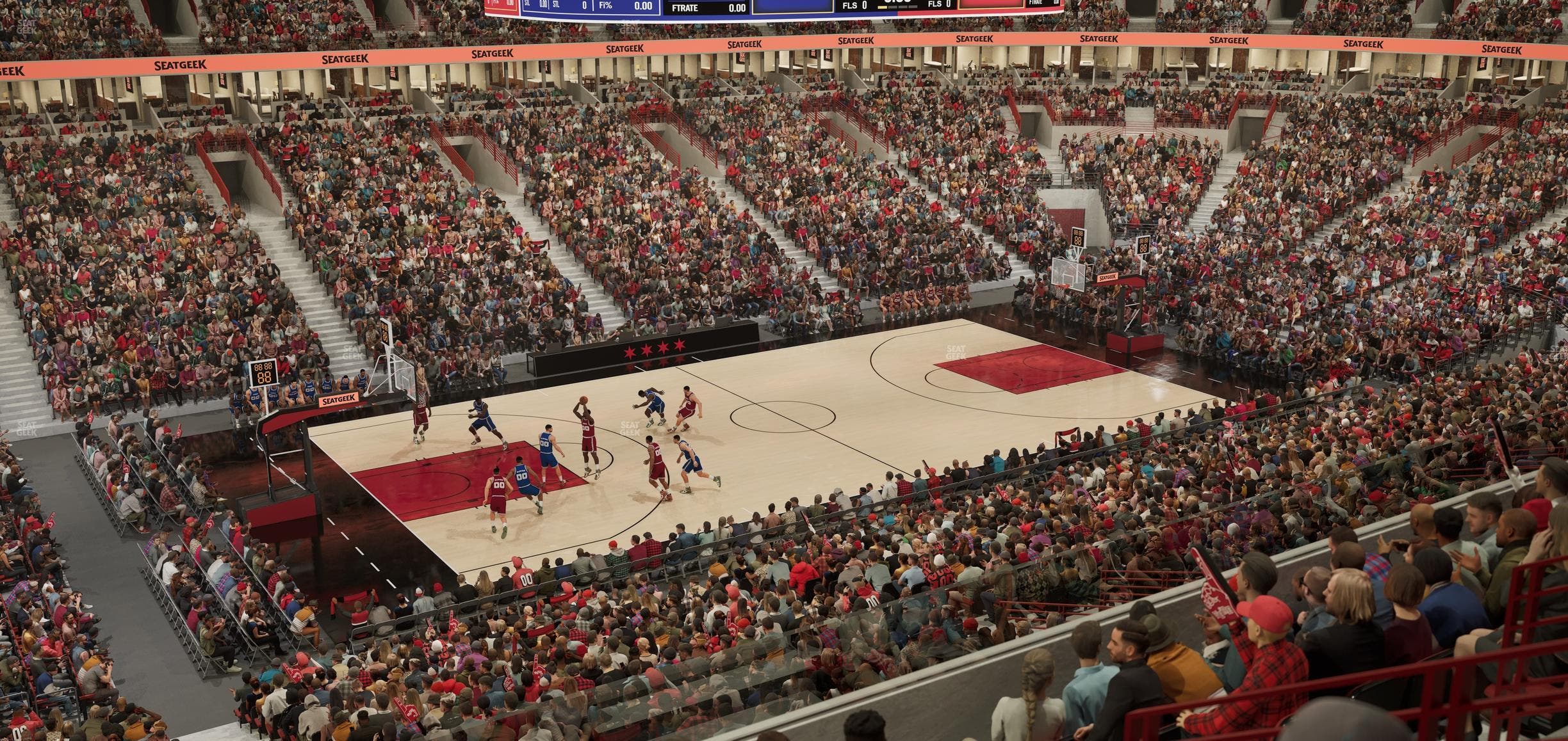 United Center - Section 220 Seat View