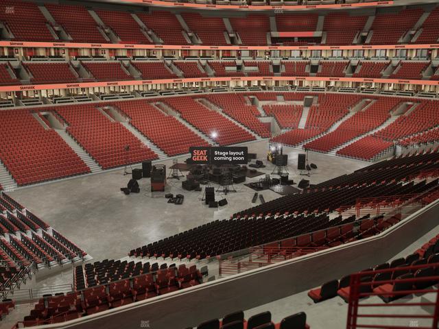 United Center - Section 221 Seat View United Center - Section 221 Seat View