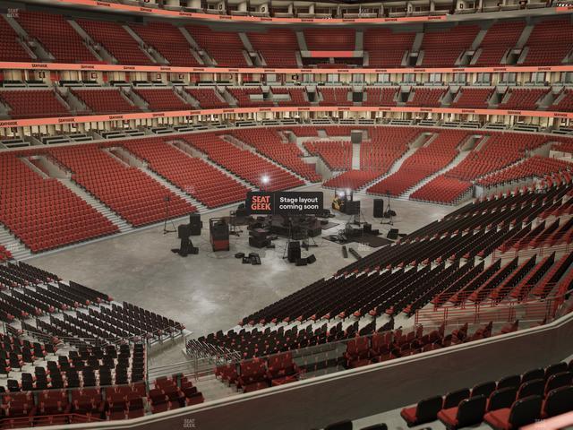 United Center - Section 222 Seat View United Center - Section 222 Seat View