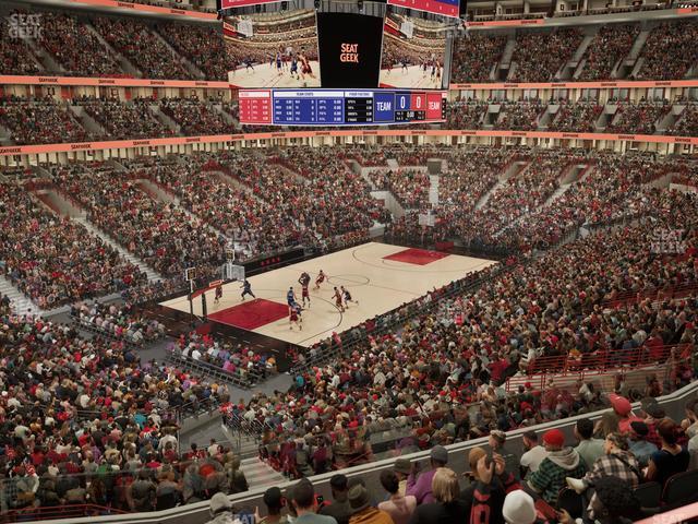 United Center - Section 222 Seat View United Center - Section 222 Seat View