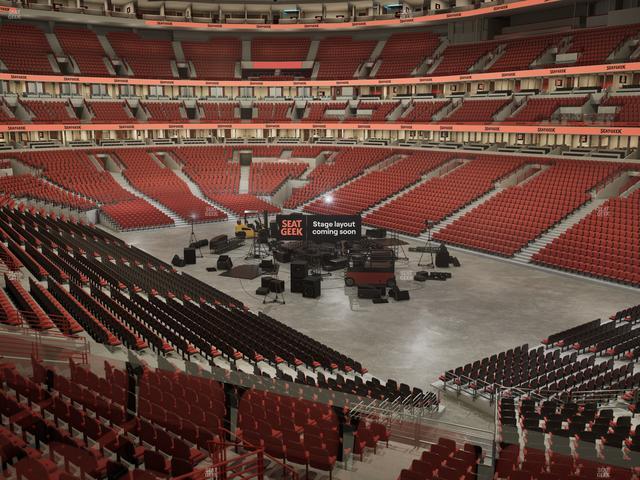 Official view from Section 230 at United Center