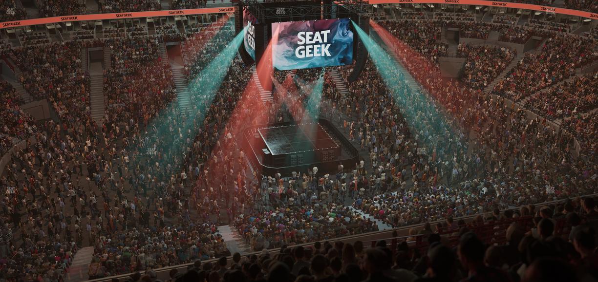 United Center - Section 302 A Seat View