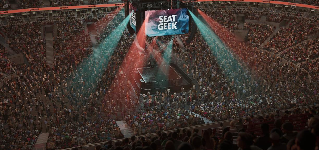 United Center - Section 302 Seat View