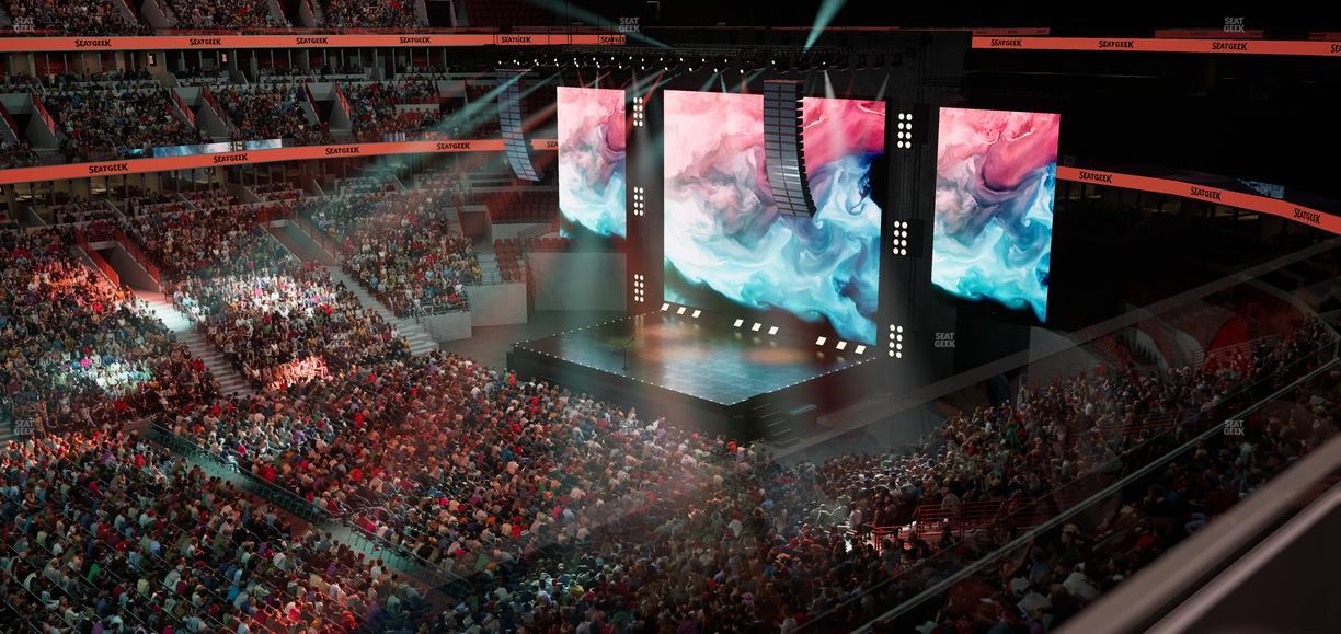 United Center - Section 302 Seat View