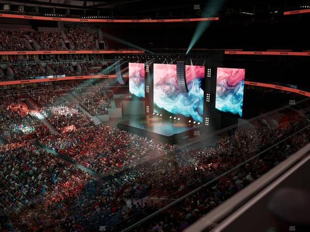 United Center - Section 302 Seat View