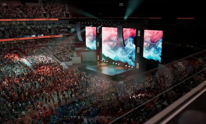 United Center - Section 302 Seat View