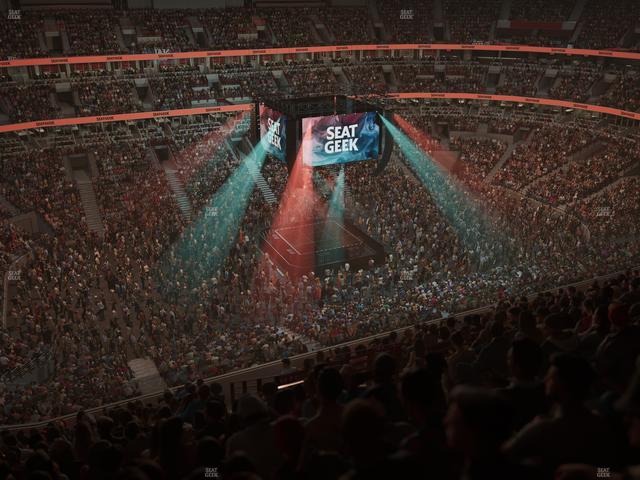 United Center - Section 303 A Seat View