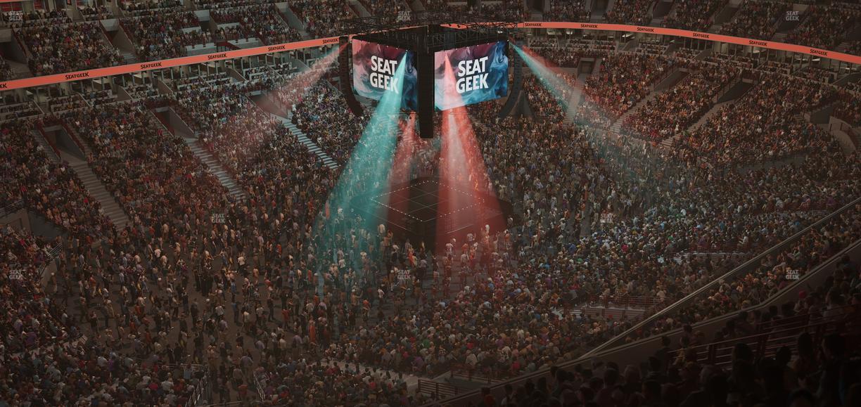 United Center - Section 304 A Seat View