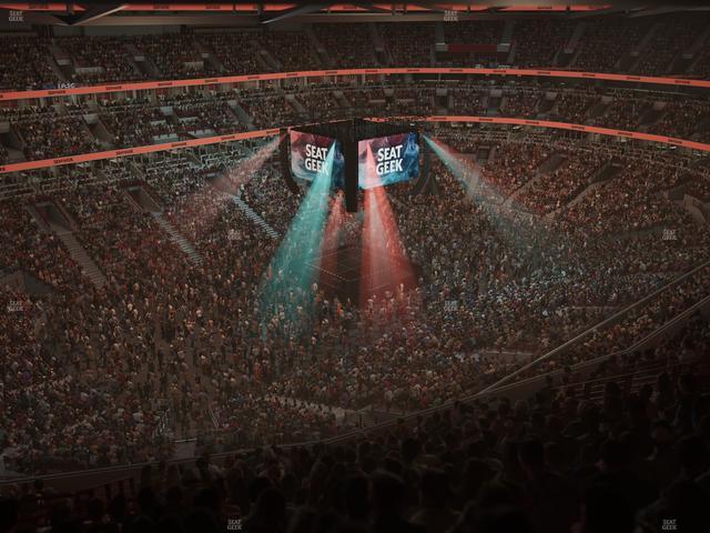 United Center - Section 304 A Seat View