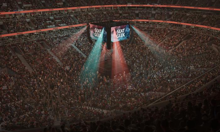 United Center - Section 304 A Seat View