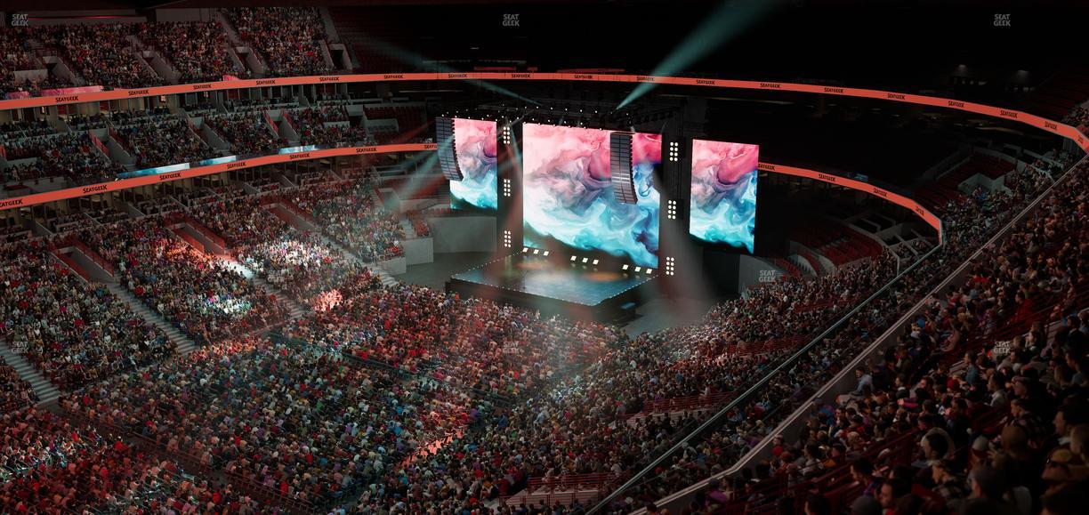 United Center - Section 304 A Seat View