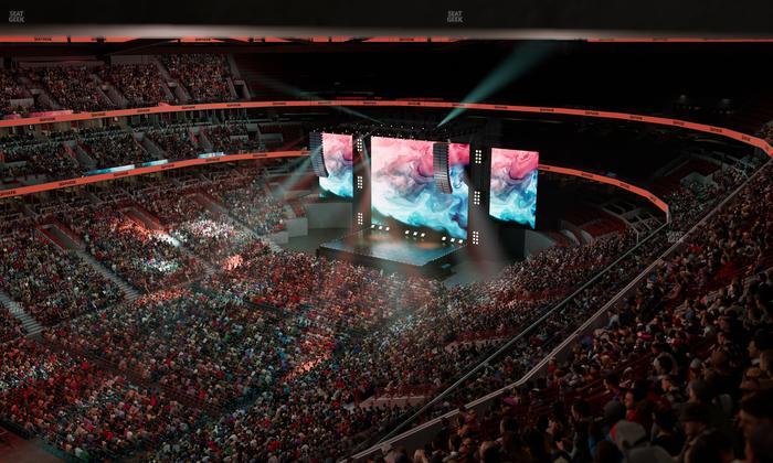 United Center - Section 304 A Seat View